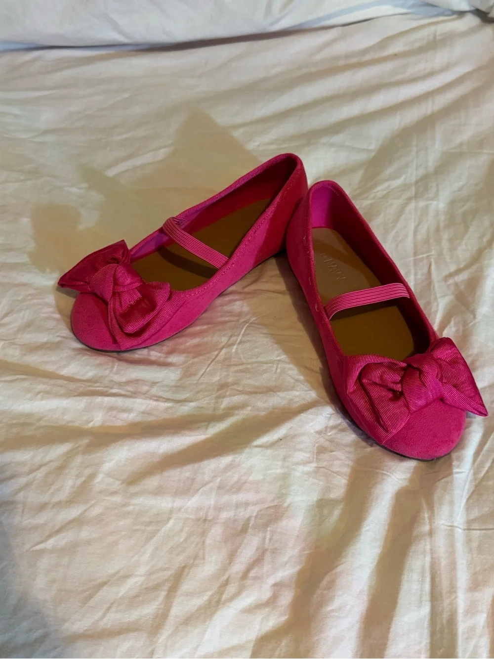 Old Navy Hot Pink Slip-On Ballet Flats for Kids